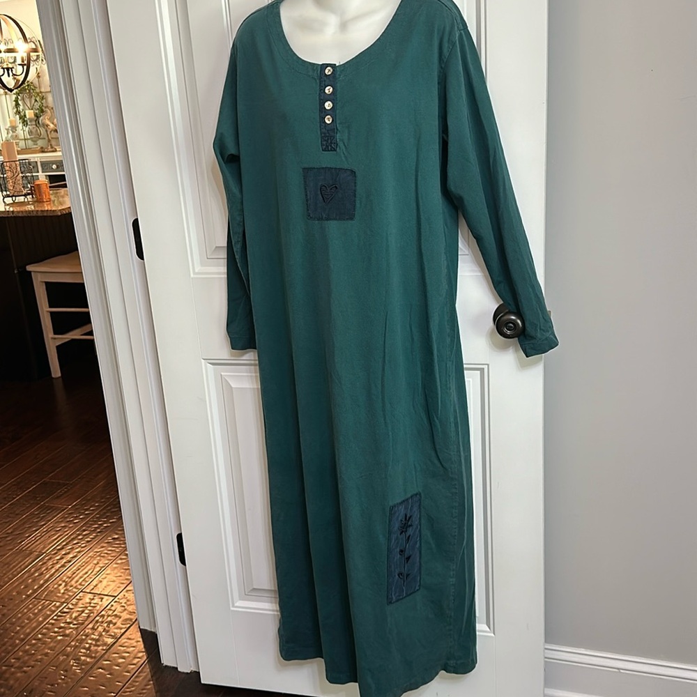 Johnny Was Vintage T Shirt Dress size Large Cottagecore